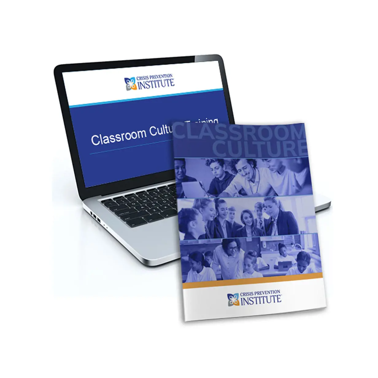Laptop with Classroom Culture training and a workbook