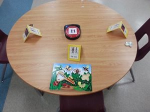 Table with activities